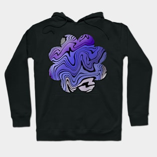 Purple Waves Hoodie